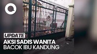 Video Aksi Wanita di Makassar Bacok Ibunya Gegara Ditegur Bersihkan Rumah