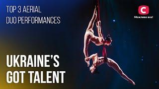 Top 3 Incredibly COMPLICATED Aerial Duo Performances | Amazing Auditions | Got Talent 2022