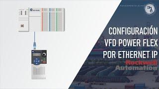 Configuración de VFD POWER FLEX 525 mediante PLC ROCKWELL-Ethernet | Fundamentals