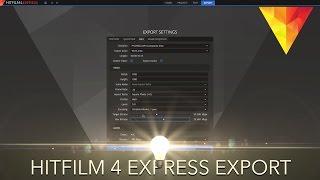 Hitfilm 4 Express Export