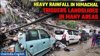 Himachal Pradesh: Landslides in many areas after heavy rainfall, orange alert issued | Oneindia News