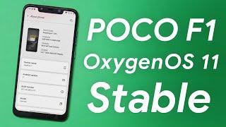 Install Latest OxygenOS 11 on Poco F1 | OB1 Download & Review