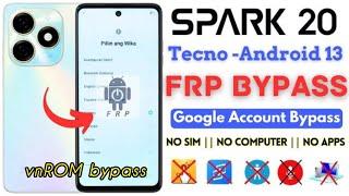 FRP tecno KJ5 (spark 20 , Android 13 ) nouvelle solution de déblocage en 2024