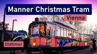 Riding the Manner Christmas Tram in Vienna (2024)