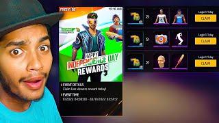 15 AUGUST SPECIAL REWARDS FREE FIRE 