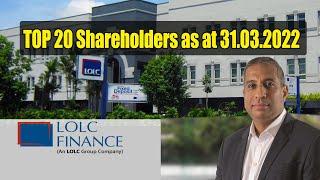 LOLC Finance Top 20 Shareholders