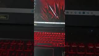 RGB keyboard button is not showing in Acer nitro sense #acer #nitro #shorts #subscribe