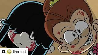 Luan and Lucy scared the heck of Lincoln