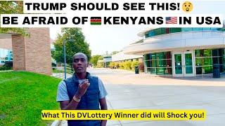 Eugine A KENYAN in USA doing the Unthinkable after ONLY 3 months of being Hosted as DVLottery Winner