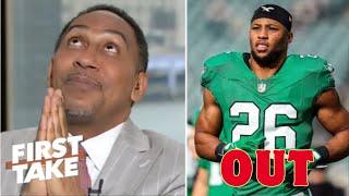 FIRST TAKE | Stephen A. "agrees completely" with Eagles' decision to rest Saquon Barkley vs. Giants