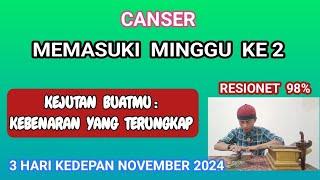 CANSER,,,minggu ke 2,,,KEBENARAN YANG TERUNGKAP...