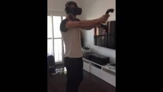 Dan Reynolds (Imagine Dragons) playing Zombie game (Brookhaven) on the HTV Vive VR