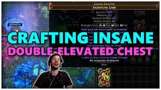 [PoE] Crafting elevated explode, spell crit, spell suppression BV chest - Stream Highlights #735