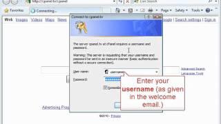 WordPress Tutorial - cPanel Login- WordPressTutorials.TV