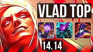 VLADIMIR vs DR. MUNDO (TOP) | 7k comeback, Rank 5 Vlad, 61k DMG, 700+ games | EUW Challenger | 14.14