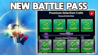 NEW YEAR PASS GRAND REWARDS SHOWCASE In Roblox Blade Ball(Roblox Blade Ball)