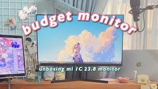  unboxing xiaomi 23.8" 1C desktop monitor || budget monitor philippines