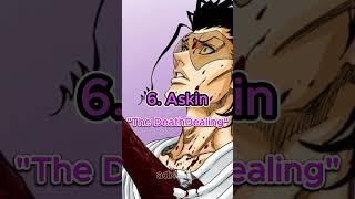 Top Strongest Sternritters In Bleach #anime #bleachtybw #shorts #bleach #ranking