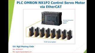 PLC Omron NX1P2_Chapter 2: Control servo motor via EtherCAT