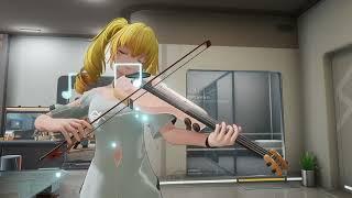 fenny golden playing violin