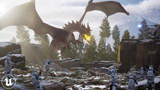 501st vs. Dragon - Unreal Engine 5 Speed Build