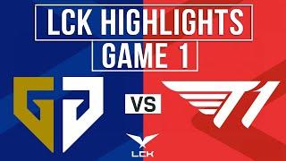 GEN vs T1 Highlights Game 1 | LCK 2024 Summer | Gen.G vs T1