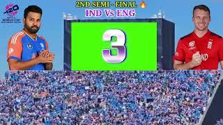 India Vs England Semi Final Countdown Green Screen | #greenscreen #icct20worldcup2024
