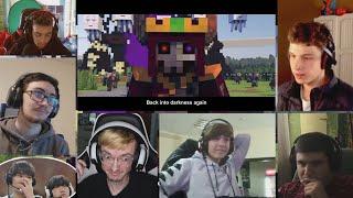 "Back into Darkness" - A Minecraft Music Video   [REACTION MASH-UP]#1732