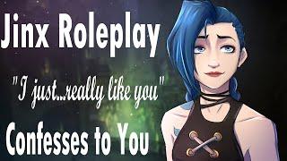 Jinx Confesses to You "I...really like you" [Arcane] [ASMR Roleplay] [First Kiss] [Love Confession]