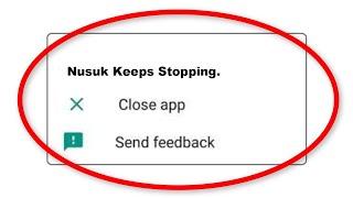 Fix Nusuk Apps Keeps Stopping Error Problem Solved in Android