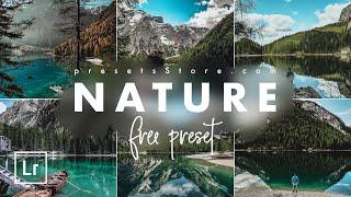 Nature — Mobile Preset Lightroom DNG | Tutorial | Free | Travel Blogger Preset | Landscape Preset