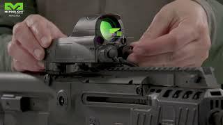 Meprolight Mepro MOR   Mil Spec Reflex Sight with Two Laser Pointers and Tritium