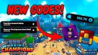 ALL CHESTS LOCATIONS + NEW CODES | ANCIENT RELICS | UNDEAD KINGDOM | Anime Champions Simulator