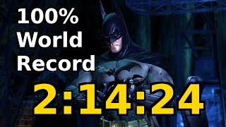 [Former WR] Batman: Arkham Asylum Speedrun (100%) in 2:14:24