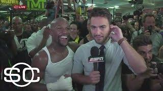 Floyd Mayweather Interrupts SportsCenter With Message For Fans | SportsCenter | ESPN