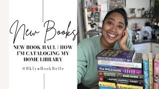 How I Catalog My Home Library | Huge Book Haul | Black Booktube