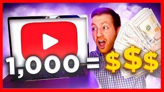 How Much YouTube Pays You For 1,000 Views (2024)