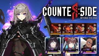 Using Awakened Seo Yoon in Challenger 1 - Anti-Counter DMG Flame Relic Set 「Counter:Side Global PvP」