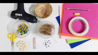 Easy Bird making Idea | DIY Livingroom decor | BirdMaking tutorial