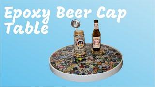 Epoxy Beer Cap Table