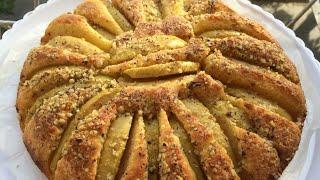 Haqiqiy Italyancha olmali sharlotka retsepti.Итальянски яблочный пирог.#pirog #olmali #kamxarj