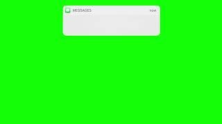message notification,free green screen