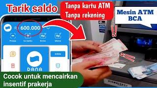 Tarik tunai DANA lewat ATM,tanpa kartu ATM dan tanpa rekening