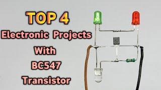 Top 4 Electronic Projects With BC547 Transistor