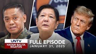 UNTV: Hataw Balita Ngayon | January 31, 2025