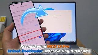 Xiaomi Redmi NOTE 13 Pro - Unlock Bootloader (after waiting 168 hours)