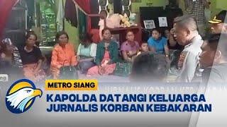 Kapolda Sampaikan bela Sungkawa Kepada Keluarga Jurnalis