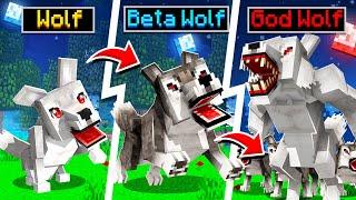 Evolving WEREWOLF to GOD WEREWOLF in MINECRAFT!