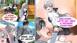 [Manga Dub] I found the rich girl sleeping as she was hiding, so I lent her my jacket... [RomCom]
