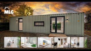 Building MLG Lux Shipping Container Home - Step by step DIY - TimeLapse